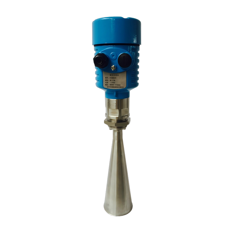 Flange radar water level gauge